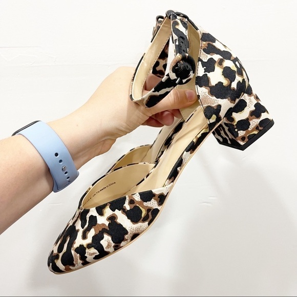 Cabi Kiki Ankle Strap Sandal Style #6020 Animal Print Size 9 Block Heel - Picture 4 of 11